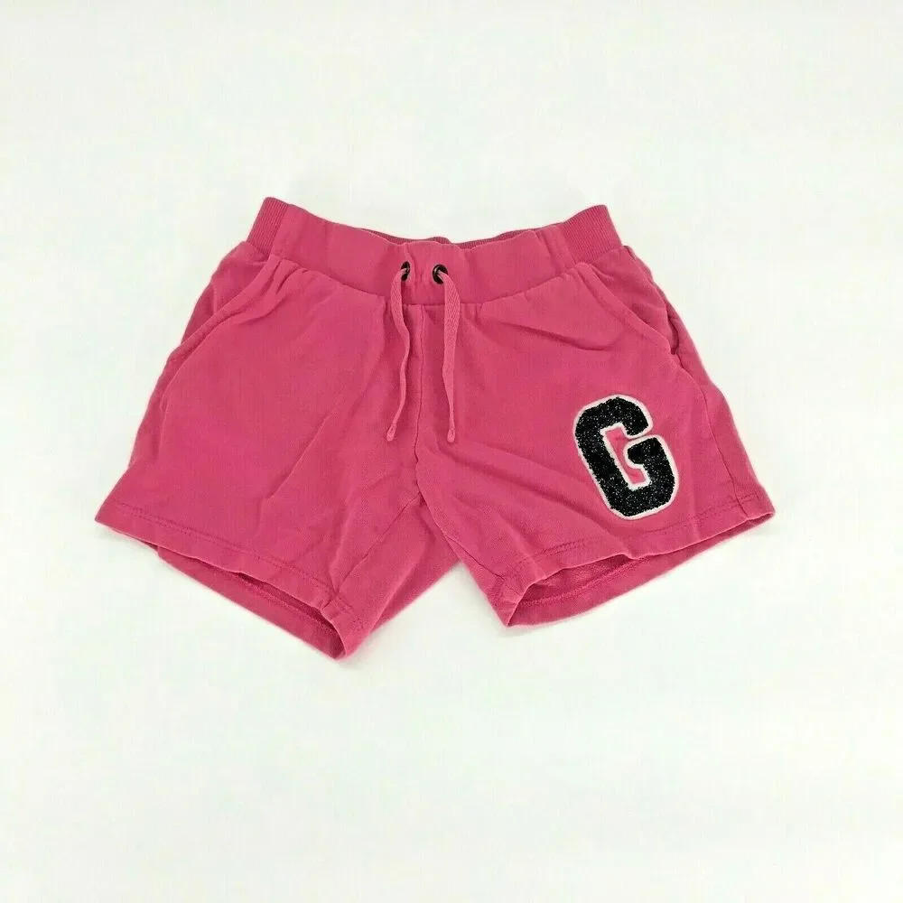 GAP Kid Girls Shorts Casual Drawstring Pink XS 4-5